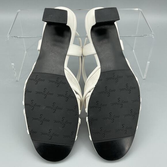 NEW Easy Street Women’s Tristen Dance Flex Outsole Sandals White Size 6.5N - Picture 8 of 10